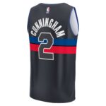 Cade Cunningham Detroit Pistons Fanatics Fast Break Replica Jersey - Statement Edition - Black