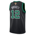 Oshae Brissett 12 Boston Celtics 2024 FINALS PATCH Swingman Jersey - Statement Edition - Black