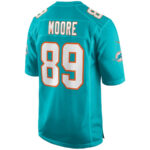 Nat Moore 89 Miami Dolphins Men Game Retired Jersey - Aqua