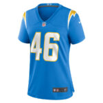Zander Horvath 46 Los Angeles Chargers Women Game Jersey - Powder Blue