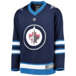 Winnipeg Jets Fanatics Youth Home Replica Blank Jersey - Blue