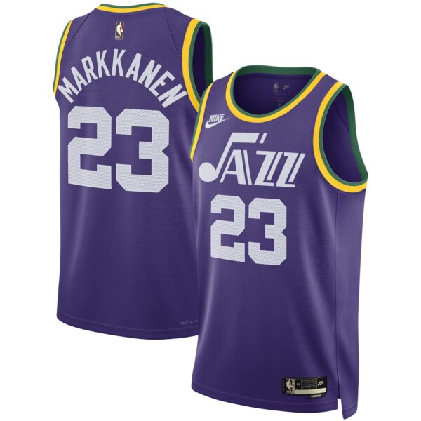 Lauri Markkanen Utah Jazz  Unisex 2023/24 Swingman Replica Jersey - Classic Edition - Purple