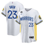 Draymond Green 23 Golden State Warriors Baseball Men Jersey - White