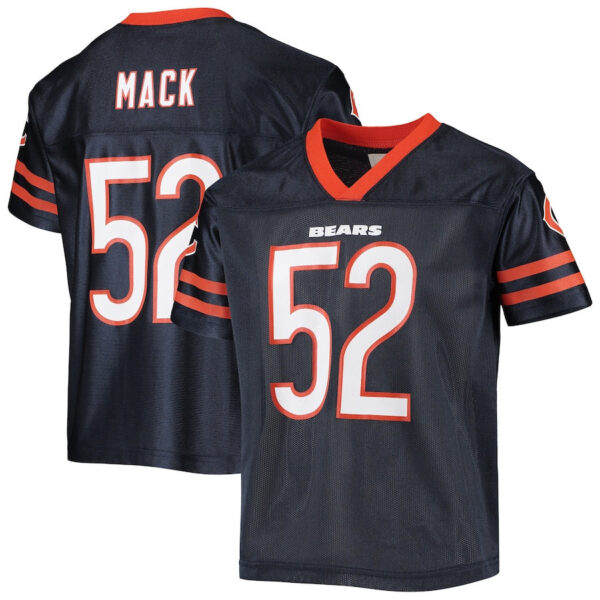 Khalil Mack 52 Chicago Bears YOUTH Team Jersey - Navy