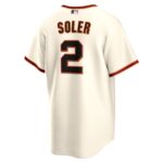 Jorge Soler San Francisco Giants  Home Replica Player Jersey - Cream