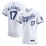 Nelson Velazquez Kansas City Royals  Home Elite Player Jersey - White