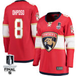 Kyle Okposo 8 Florida Panthers 2024 STANLEY CUP Final Women's Home Breakaway Jersey - Red