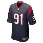 Roy Lopez 91 Houston Texans Men Game Jersey - Navy