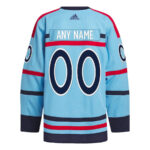 Winnipeg Jets Anniversary Primegreen Custom Men Jersey - Light Blue