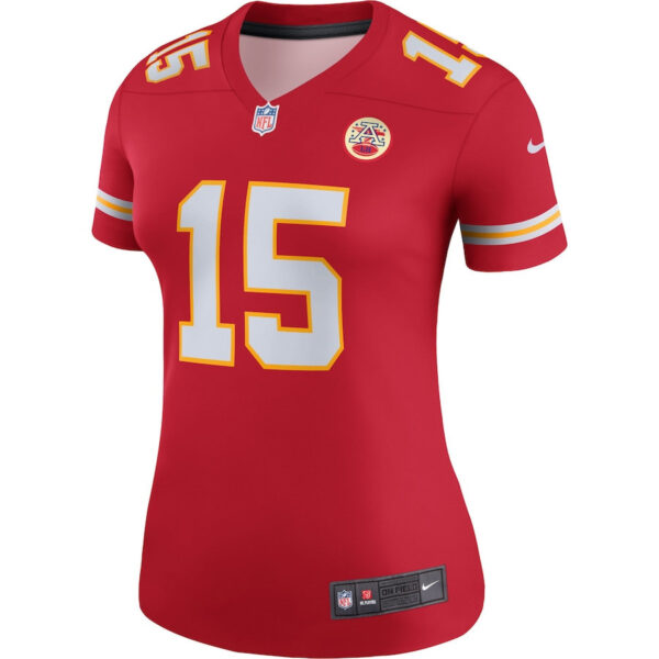 Patrick Mahomes 15 Kansas City Chiefs Women Legend Team Jersey - Red