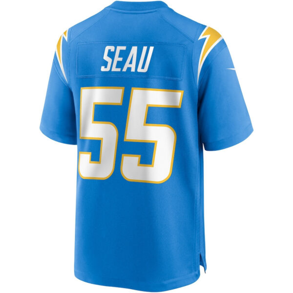 Junior Seau 55 Los Angeles Chargers Men Game Retired Jersey - Powder Blue