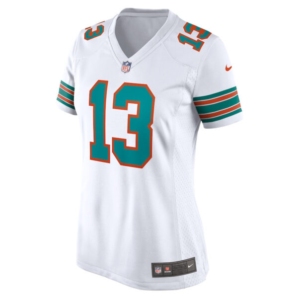 Dan Marino 13 Miami Dolphins Women Retired Jersey - White