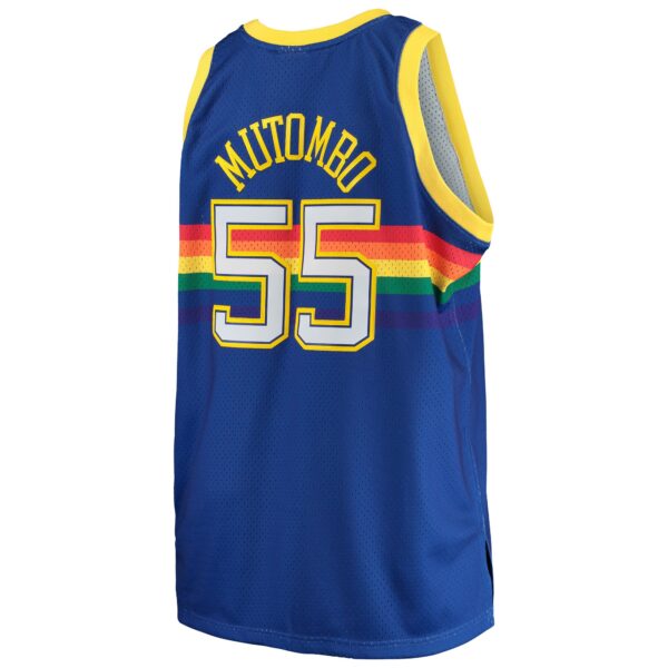 Dikembe Mutombo Denver Nuggets Mitchell & Ness 1991/92 Big & Tall Hardwood Classics Swingman Jersey - Royal