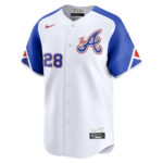 Matt Olson 28 Atlanta Braves City Connect Limited Men Jersey - White