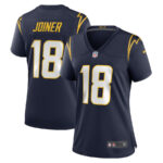 Charlie Joiner 18 Los Angeles Chargers Women Retired Jersey - Navy