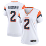 Patrick Surtain II 2 Denver Broncos Women Game Jersey - White