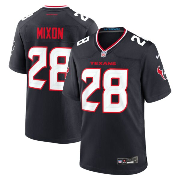 Joe Mixon Houston Texans  Game Jersey - Navy