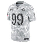 Aaron Donald Los Angeles Rams 2024 Salute to Service Retired Player Limited Jersey - Arctic Camo