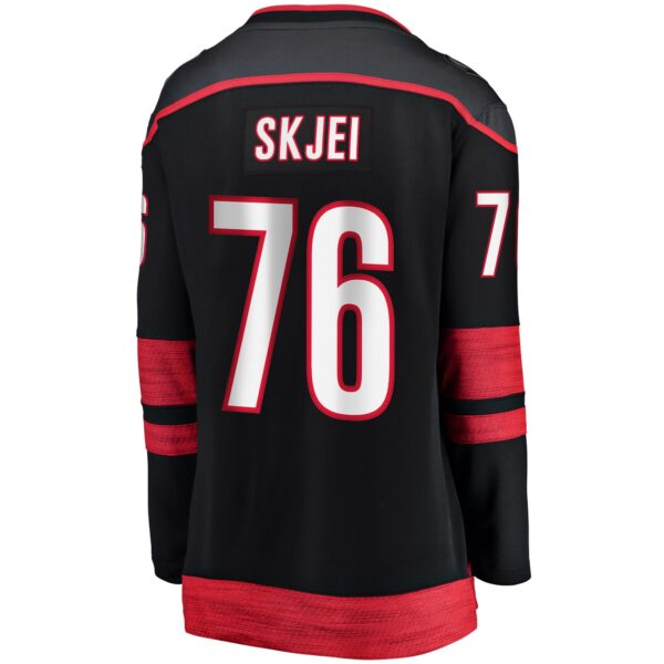 Brady Skjei Carolina Hurricanes Fanatics Women's Home Breakaway Player Jersey - Black
