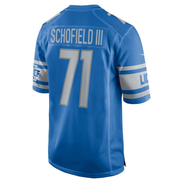 Michael Schofield 71 Detroit Lions Game Men Jersey - Blue