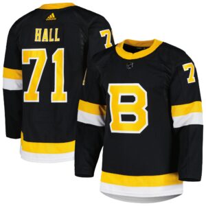 Taylor Hall Boston Bruins adidas Alternate Primegreen Authentic Player Jersey - Black