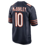Trace McSorley 10 Chicago Bears Team Game Men Jersey - Navy