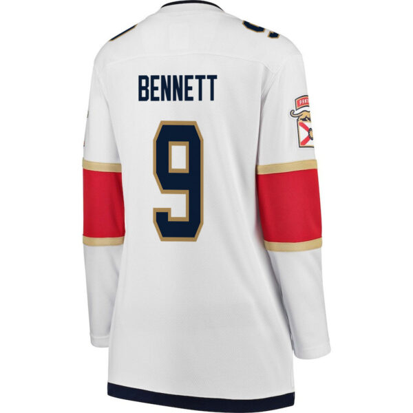 Sam Bennett 9 Florida Panthers 2024 STANLEY CUP Final Women's Away Breakaway Jersey - White