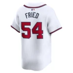 Max Fried 54 Atlanta Braves Home Limited Player Men Jersey - White