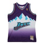 Utah Jazz Mitchell & Ness 1996-97 Hardwood Classics Swingman Jersey - Purple
