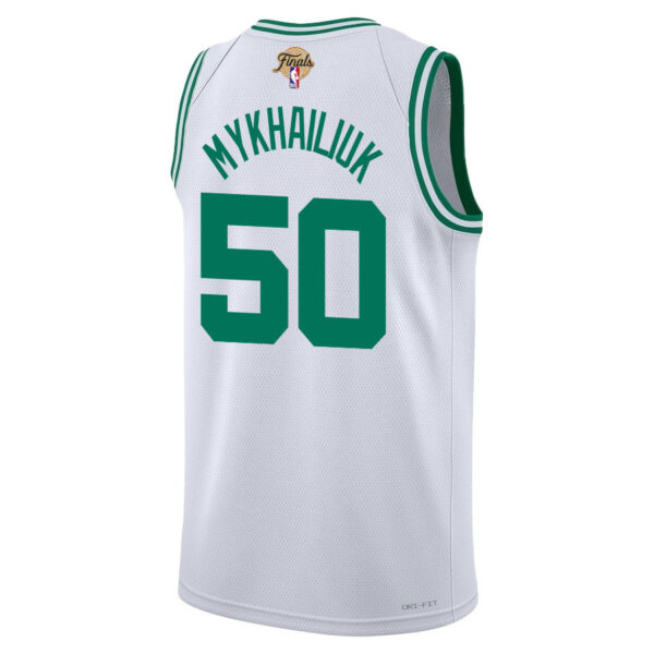 Svi Mykhailiuk 50 Boston Celtics 2024 FINALS PATCH Swingman Jersey - Association Edition - White