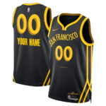 Golden State Warriors 2023/24 Swingman Jersey Customized - City Edition - Black