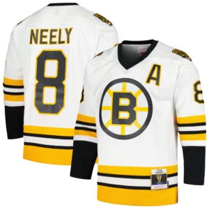 Cam Neely Boston Bruins Mitchell & Ness  1993/94 Blue Line Player Jersey - White
