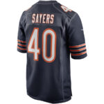 Gale Sayers 40 Chicago Bears Men Game Retired Jersey - Navy
