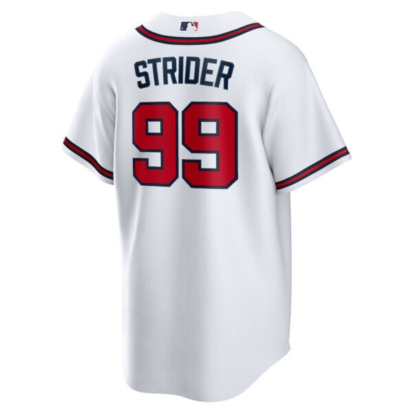Spencer Strider 99 Atlanta Braves Men Jersey - White