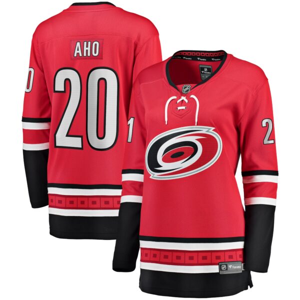 Sebastian Aho Carolina Hurricanes Fanatics Women's Alternate Breakaway Player Jersey - Red