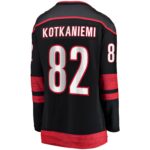 Jesperi Kotkaniemi Carolina Hurricanes Fanatics Women's Home Breakaway Player Jersey - Black