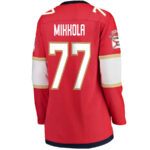 Niko Mikkola 77 Florida Panthers 2024 STANLEY CUP Final Women's Home Breakaway Jersey - Red