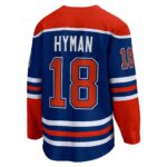 Zach Hyman Edmonton Oilers Fanatics Home Breakaway Player Jersey - Royal