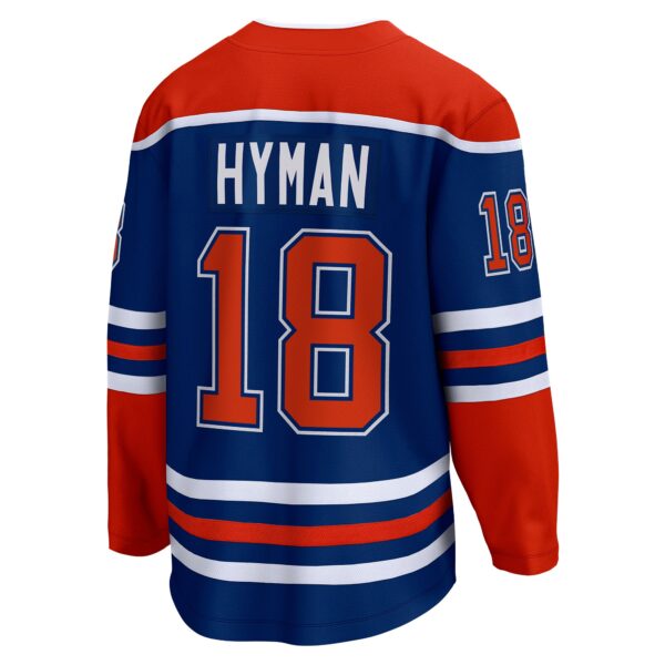 Zach Hyman Edmonton Oilers Fanatics Home Breakaway Player Jersey - Royal