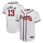 Ronald Acuu00c3u00b1a Jr. Atlanta Braves  Youth Home Game Player Jersey - White