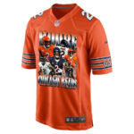 D.J. Moore 2 Signed Chicago Bears Moore Than A Feeling Alternate Game Men Jersey - Orange