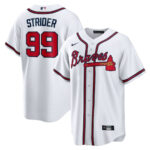 Spencer Strider 99 Atlanta Braves Men Jersey - White