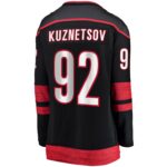 Evgeny Kuznetsov Carolina Hurricanes Fanatics Women's Home Breakaway Jersey - Black