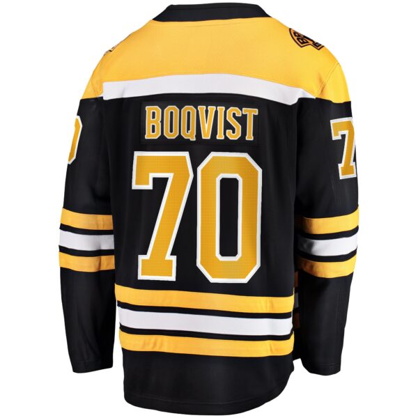 Jesper Boqvist Boston Bruins Fanatics Home Breakaway Jersey - Black
