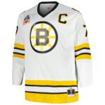 Ray Bourque Boston Bruins Mitchell & Ness Big & Tall Captain Patch Blue Line Player Jersey - White