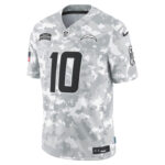 Justin Herbert Los Angeles Chargers 2024 Salute to Service Limited Jersey - Arctic Camo