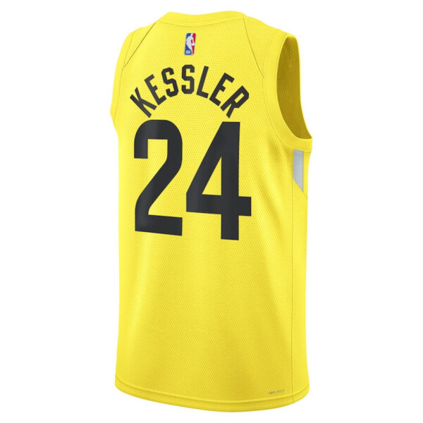 Walker Kessler 24 Utah Jazz Unisex Swingman Jersey - Icon Edition - Gold