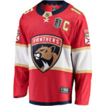 Aleksander Barkov 16 Florida Panthers 2024 Stanley Cup Final Home Breakaway Player Jersey - Red