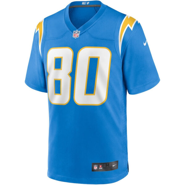 Kellen Winslow 80 Los Angeles Chargers Men Game Retired Jersey - Powder Blue