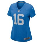 Jared Goff Detroit Lions  Women's Game Player Jersey - Blue